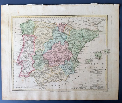 Mappa spagna portogallo - mappa,
