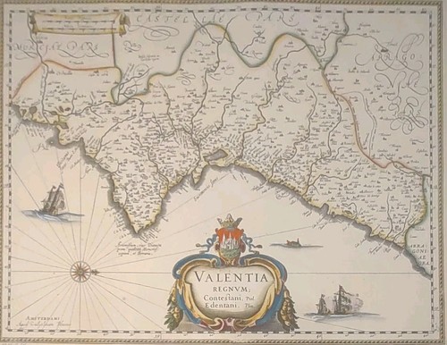 Valentia regnvm stampa mappa - valentia,
