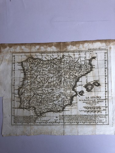 Cartina antica spagna - cartina,