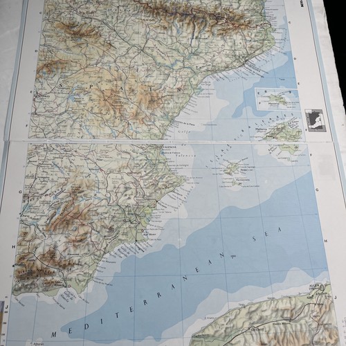 1992 mappa della spagna - 1992:,