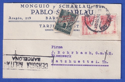 Spagna cartolina privata