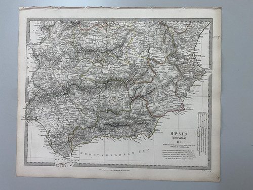 1831 sduk map - #50, spagna