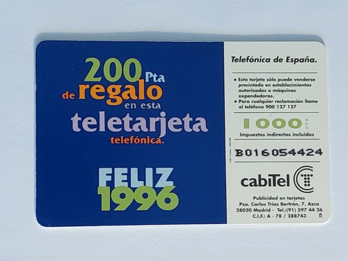 Spagna 1995 telefonica de - telefonica,