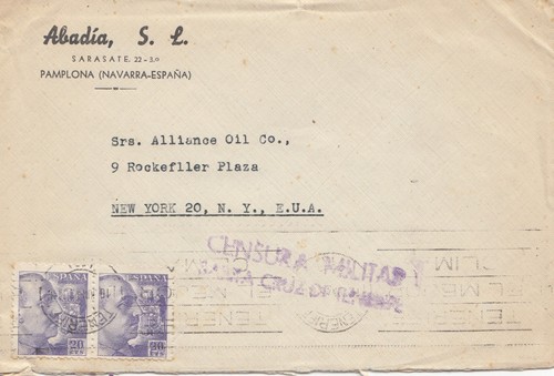 Spagna 1942 pamplona - spagna:,