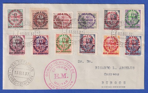 Spagna 1937 edizione locale