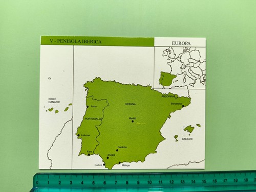 Cartina penisola iberica - cartina,