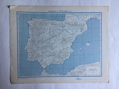Cartina vintage questionario - /,
