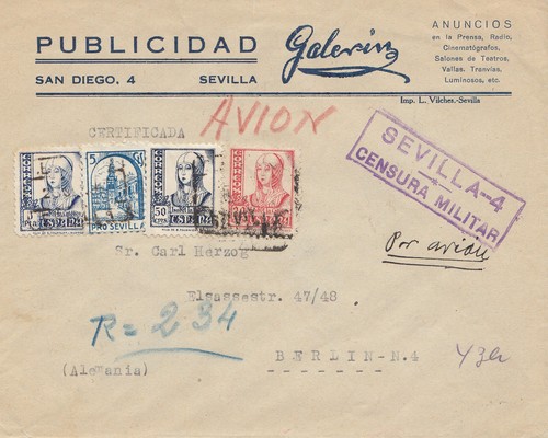 Spagna 1937 siviglia - siviglia, a