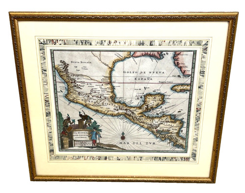 Mappa della nuova spagna nova - della,