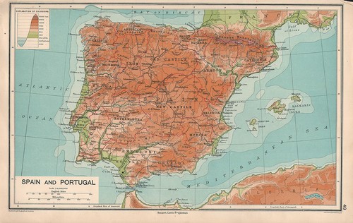 1931 mappa spagna e - 1931,