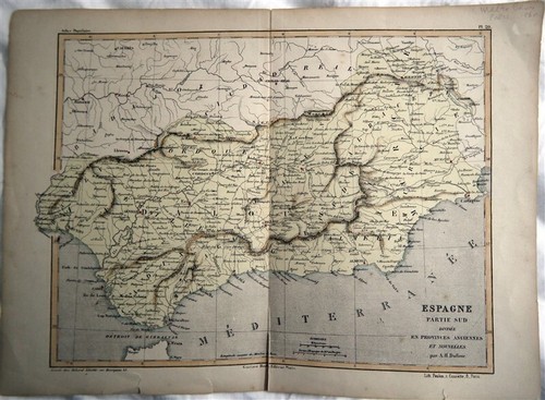 Dufour c1860 mappa della - dufour,