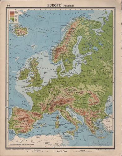 1939 mappa europa altezze - 1939, ~