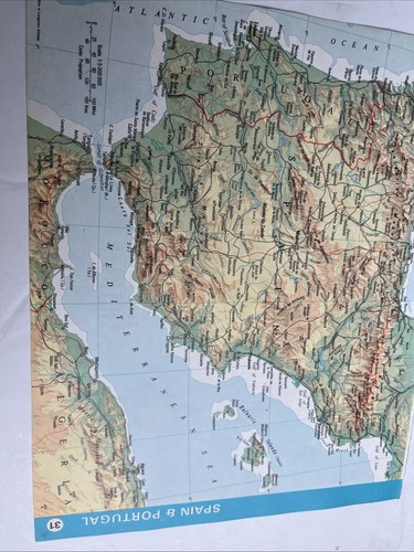 1978 mappa spagna - mappa,