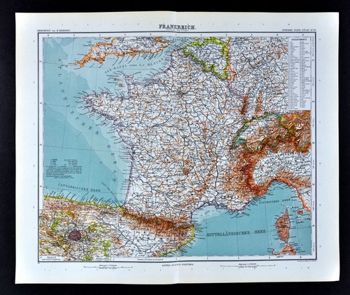 1911 mappa stieler - mappa,