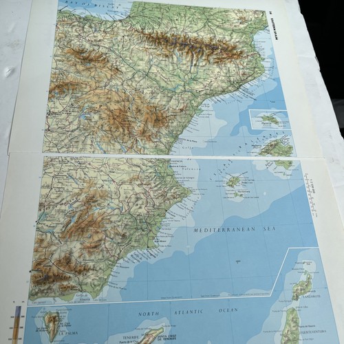 1993 mappa della spagna - della,