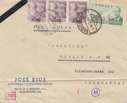 Spagna 1941 barcellona - barcellona, a