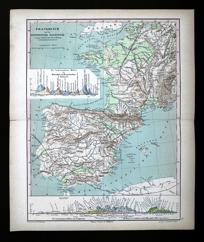 1861 humboldt mappa fisica - 1861,