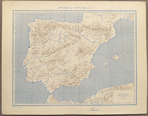 Spagna portogallo cartina - spagna,